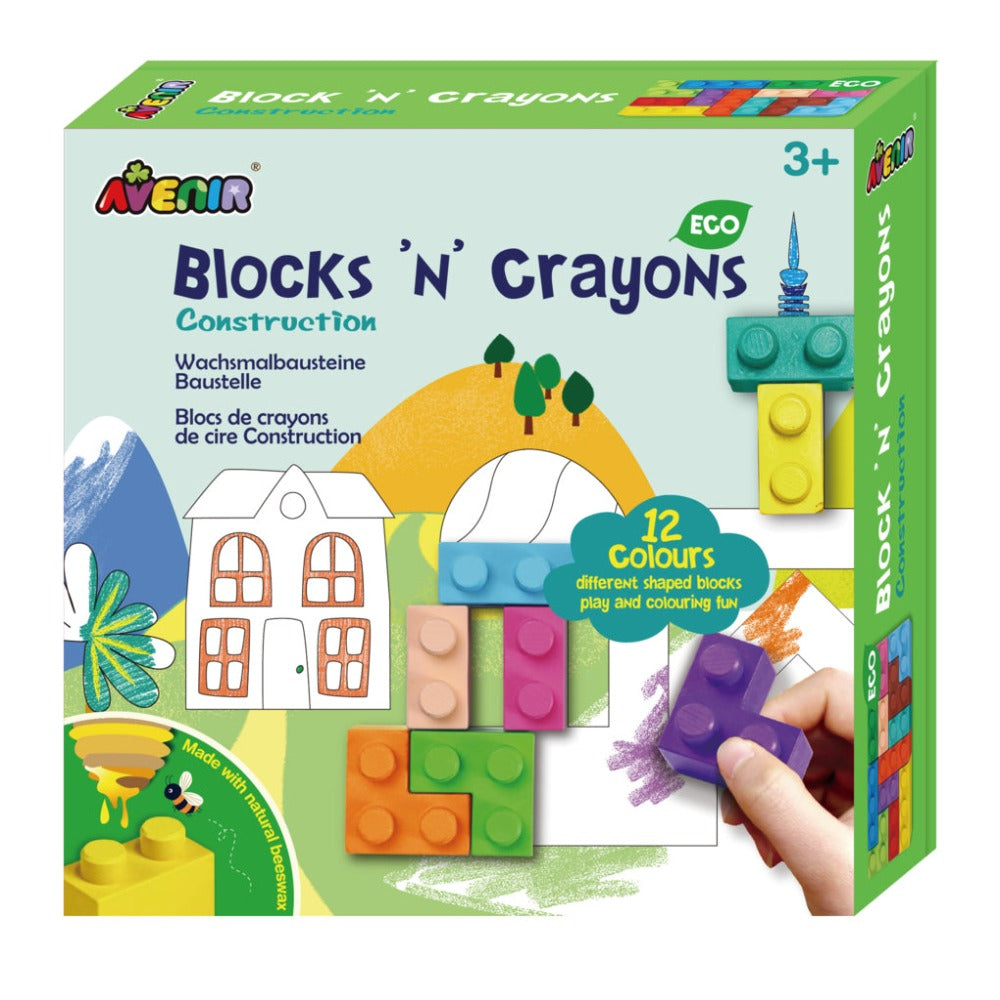 Avenir Block 'N' Crayons-Arts & Crafts-Avenir-Toycra