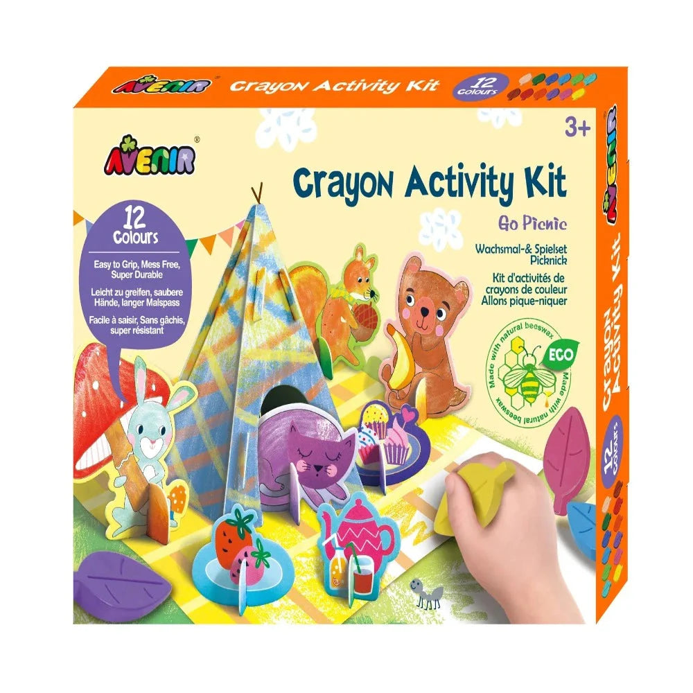 Avenir Crayon Activity Kit-Arts & Crafts-Avenir-Toycra