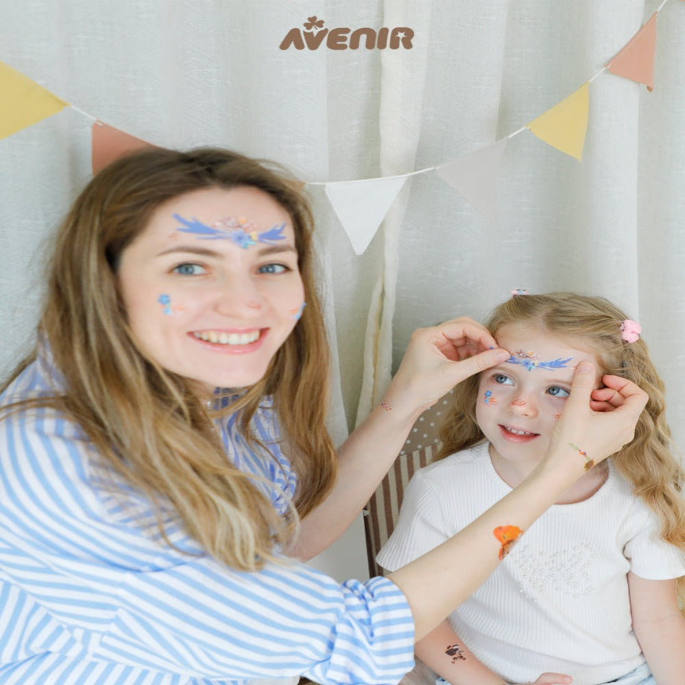 Avenir Face Stickers and Tattoos - Animal-Arts & Crafts-Avenir-Toycra