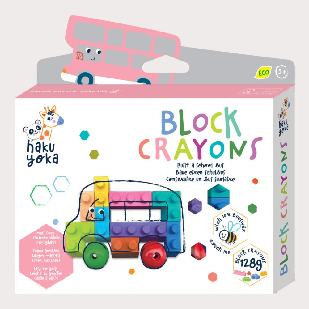 Avenir Haku Yoka Block Crayons-Arts & Crafts-Avenir-Toycra