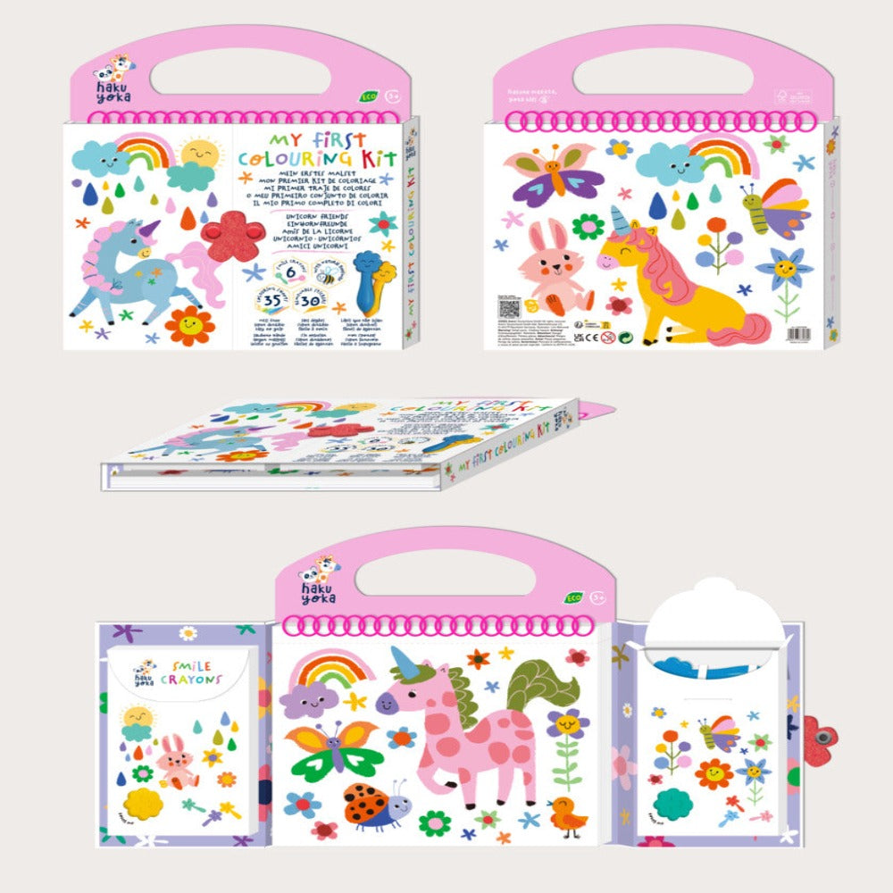 Avenir Haku Yoka My First Colouring Kit-Arts & Crafts-Avenir-Toycra