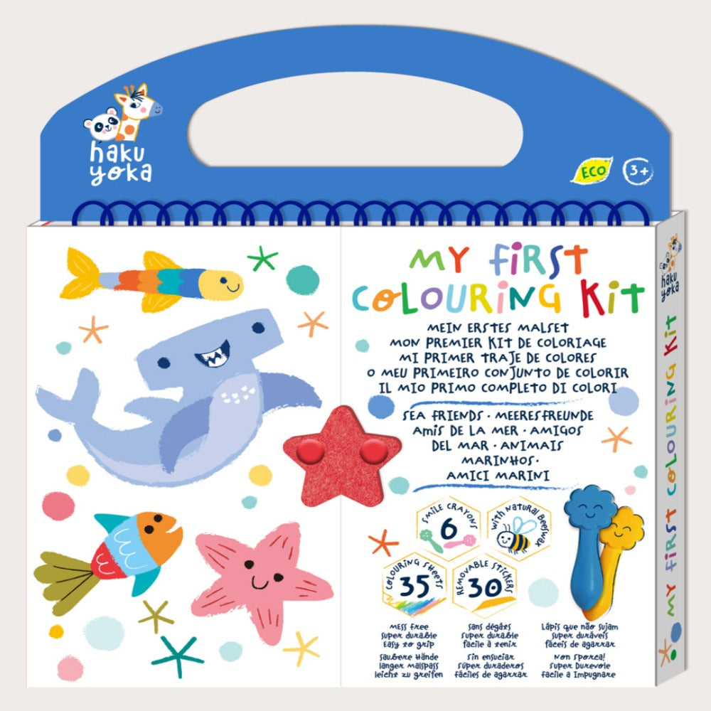 Avenir Haku Yoka My First Colouring Kit-Arts & Crafts-Avenir-Toycra