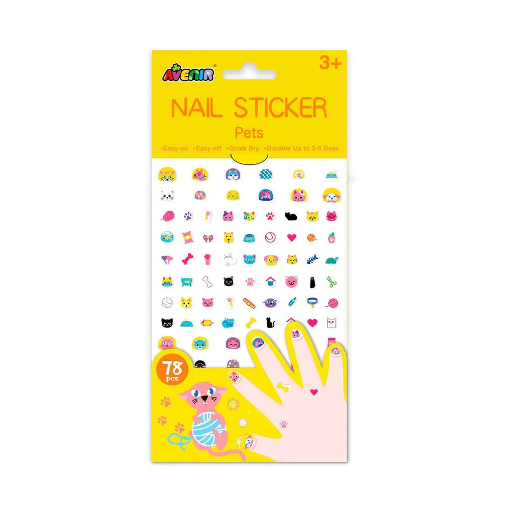 Avenir Nail Stickers Βig-Arts & Crafts-Avenir-Toycra