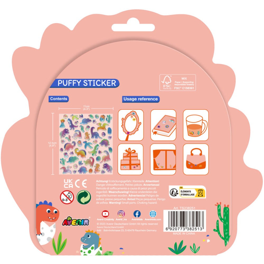 Avenir Puffy Stickers-Arts & Crafts-Avenir-Toycra