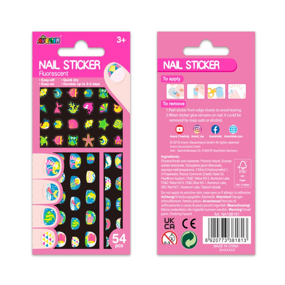 Avenir Small Nail Stickers-Arts & Crafts-Avenir-Toycra