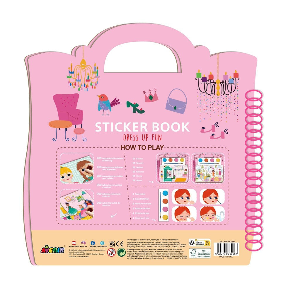 Avenir Sticker Book-Arts & Crafts-Avenir-Toycra