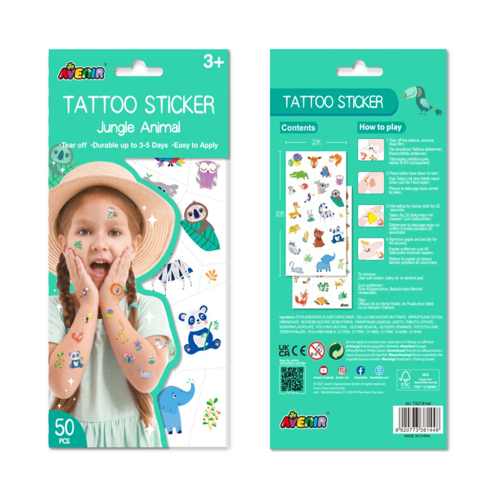 Avenir Tattoo Sticker-Arts & Crafts-Avenir-Toycra