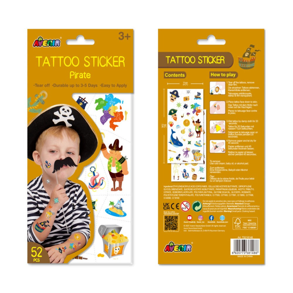 Avenir Tattoo Sticker-Arts & Crafts-Avenir-Toycra