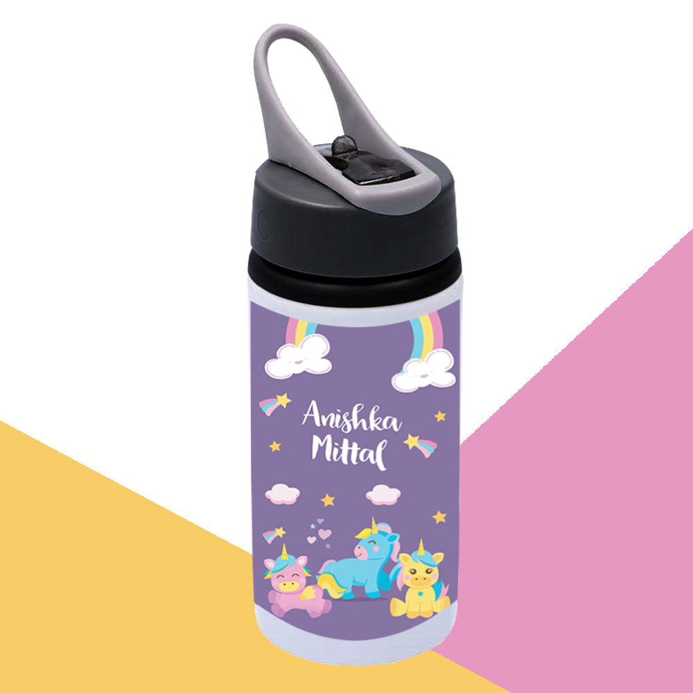 Personalised Sipper Bottle- Unicorn