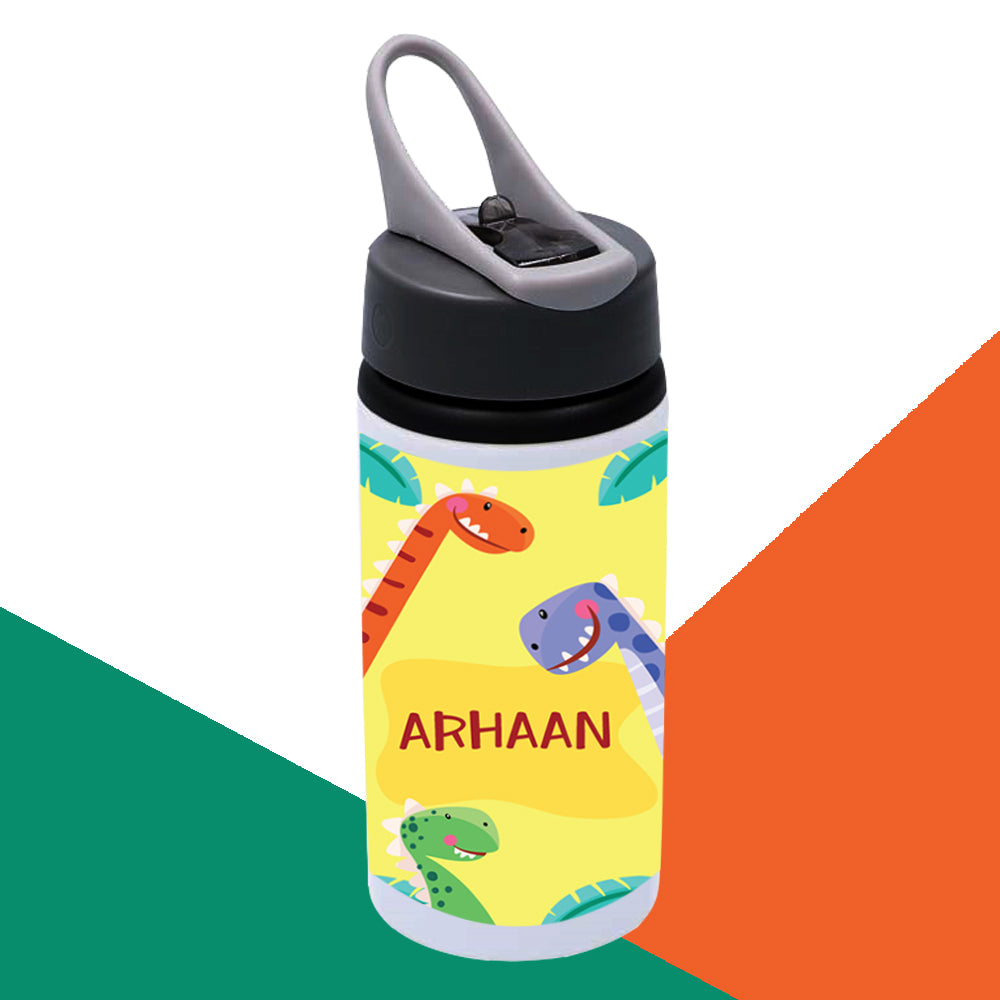 Personalised Sipper Bottle- Dinosaurs