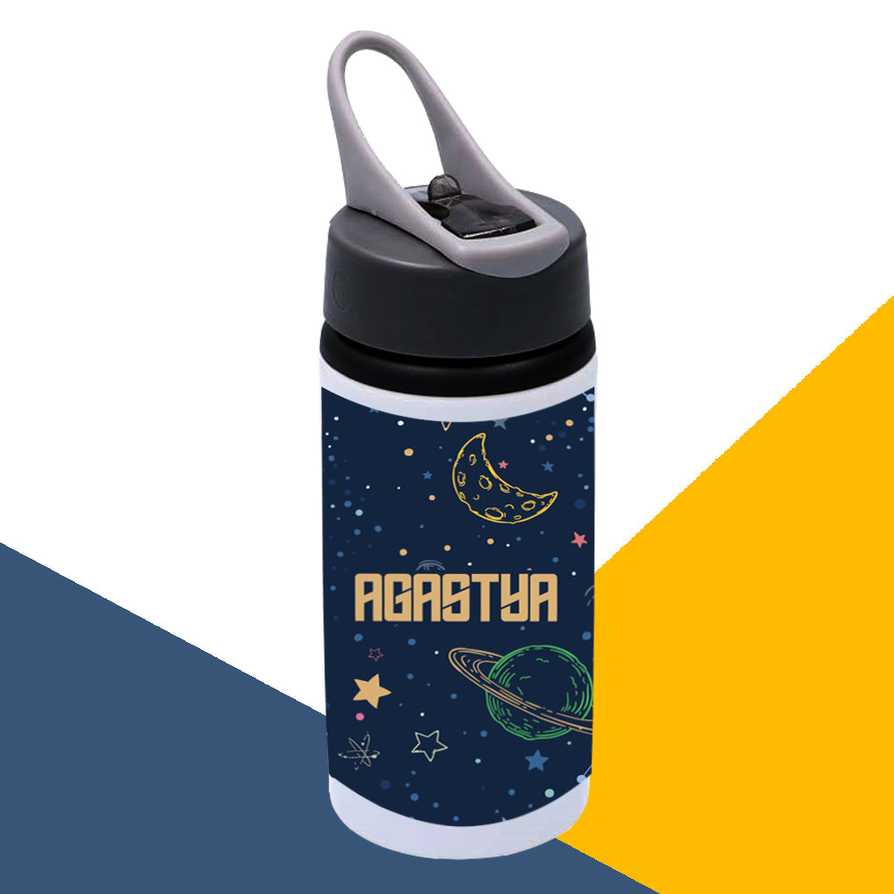 Personalised Sipper Bottle- Galaxy