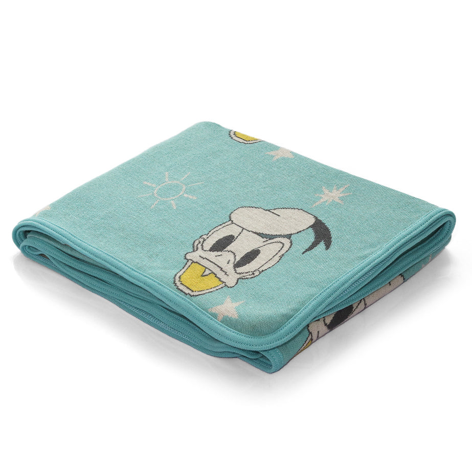 The White Cradle Disney Donald Duck Kids/infant Blanket - Super Soft Plush Baby Blanket - 100x80 cm