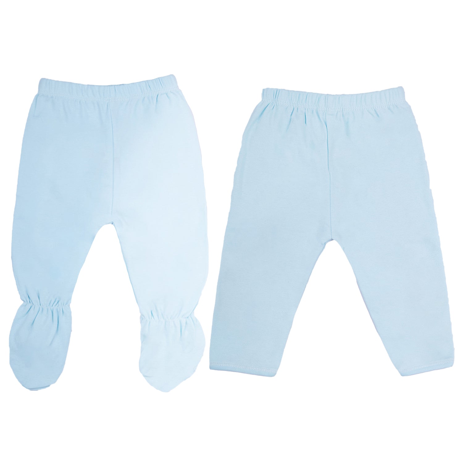 Baby Moo Cool Cat Print Cap Bib Pyjamas 5 Pcs Clothing Gift Set - Blue
