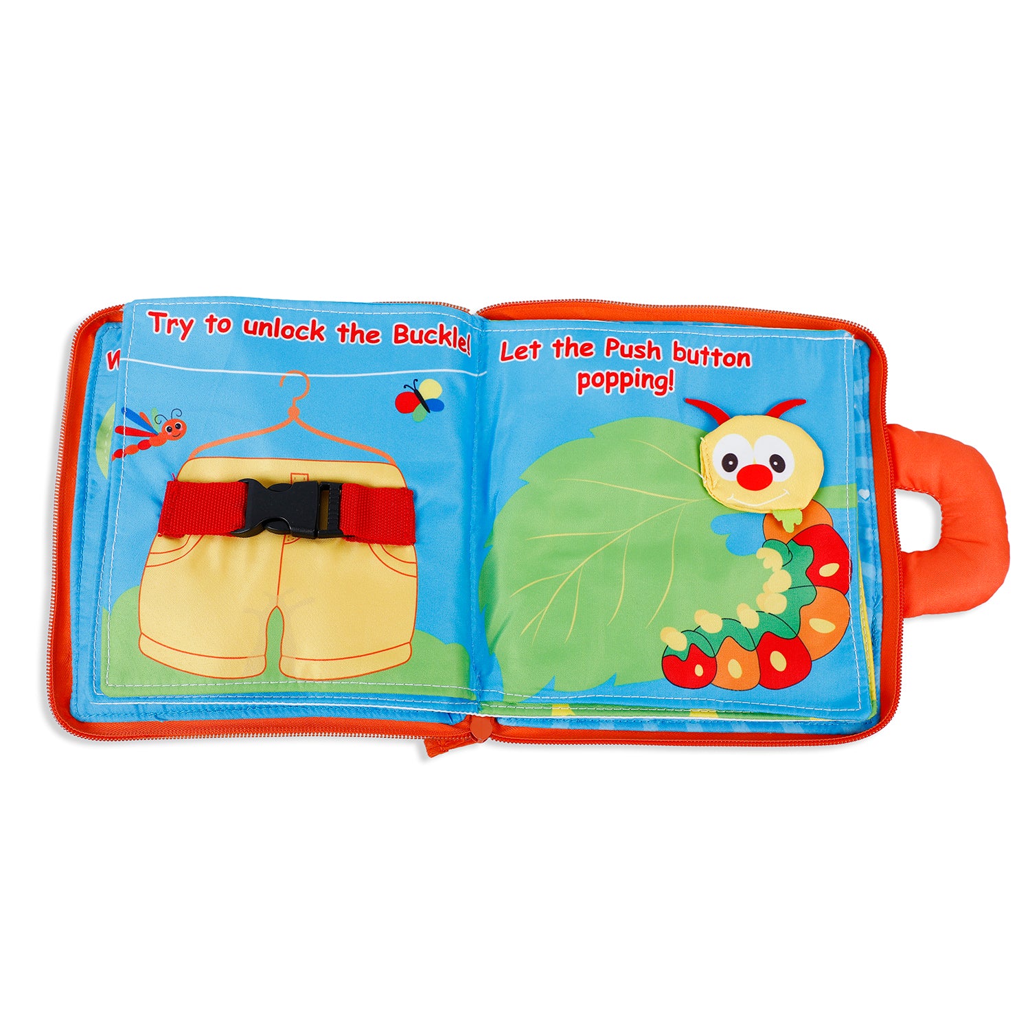 Baby Moo Learning Basic Tasks Multicolour Activity Cloth Book