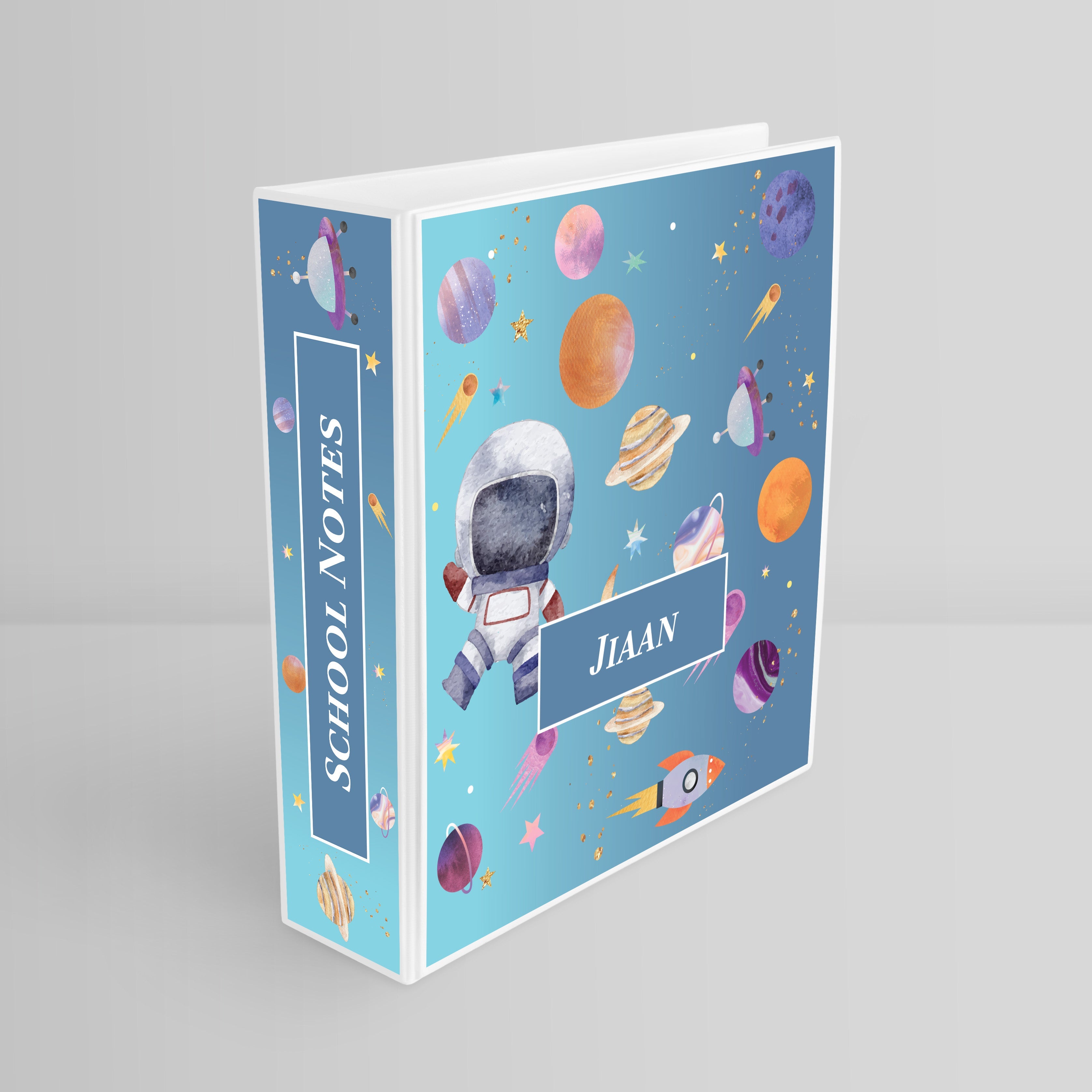 Lil Astronaut Binder File (kids)