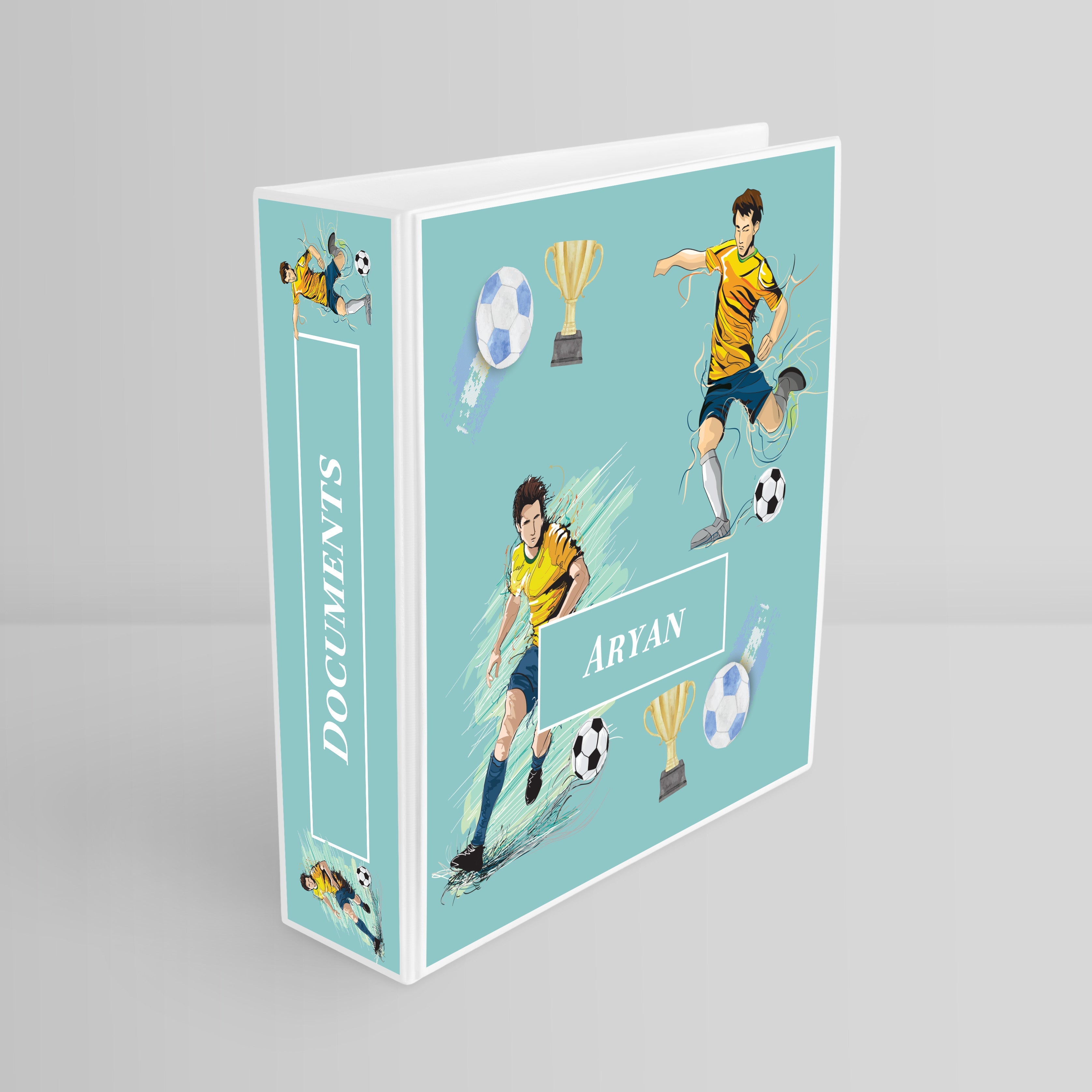 Football Fever Binder File (kids)