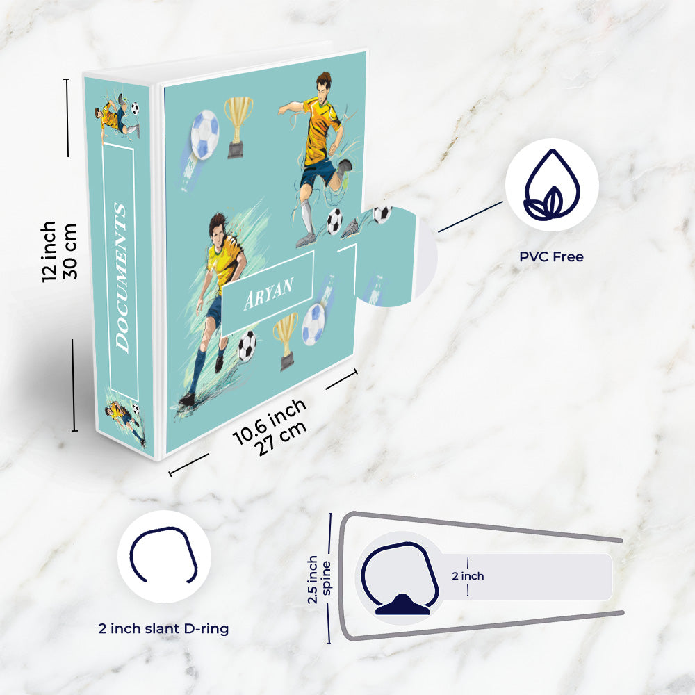 Football Fever Binder File (kids)