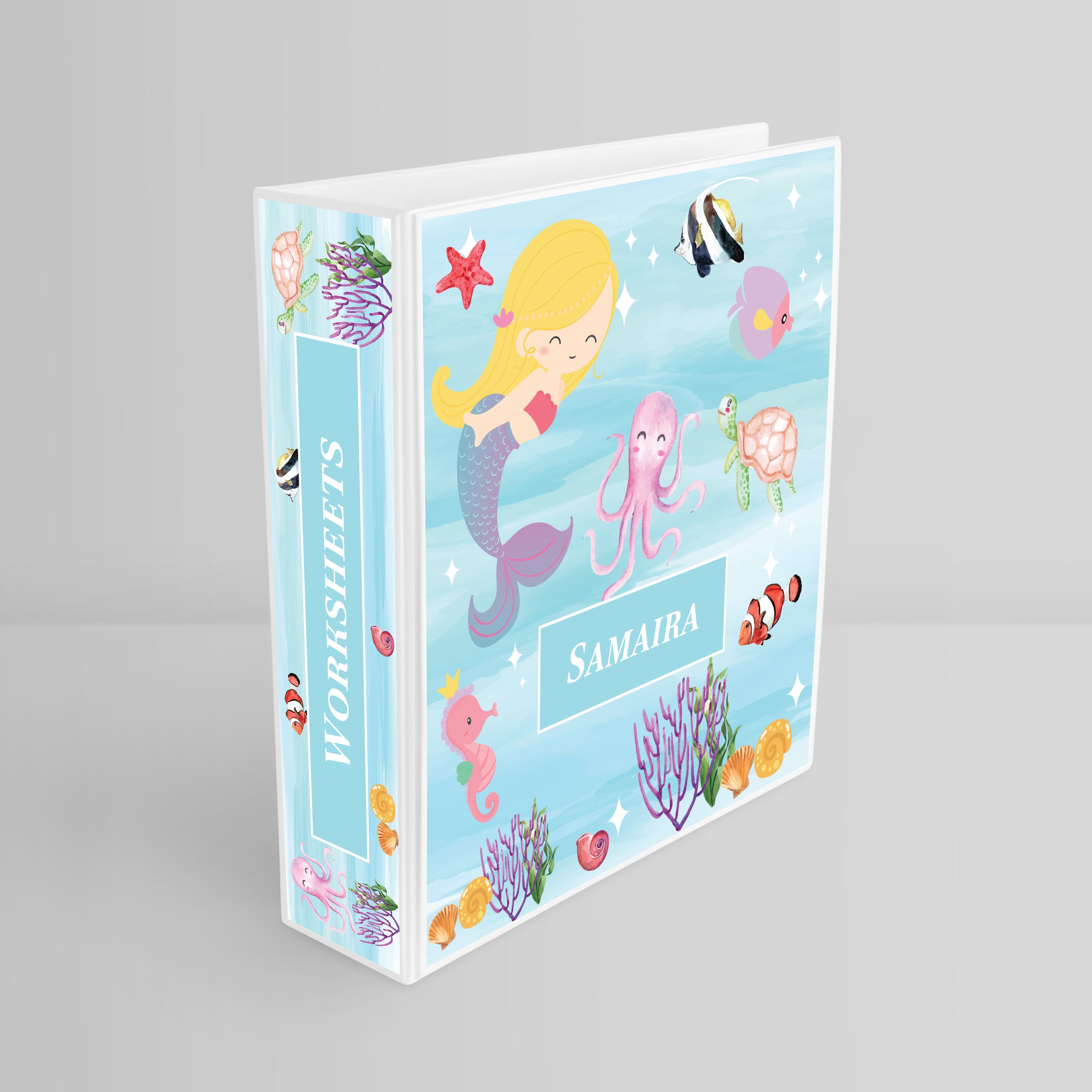 Personalised Binder File (kids)