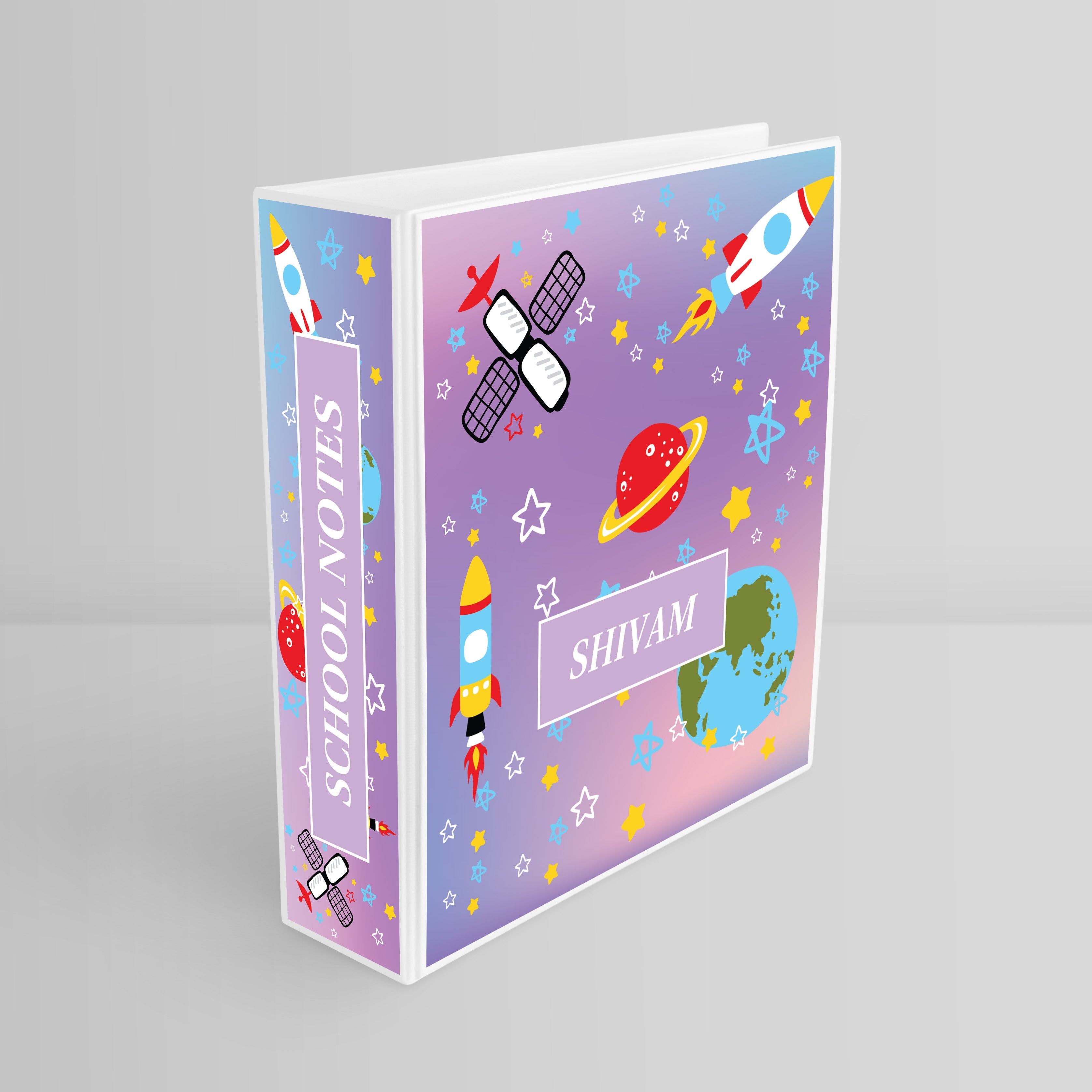 Space Satellites Binder File (kids)