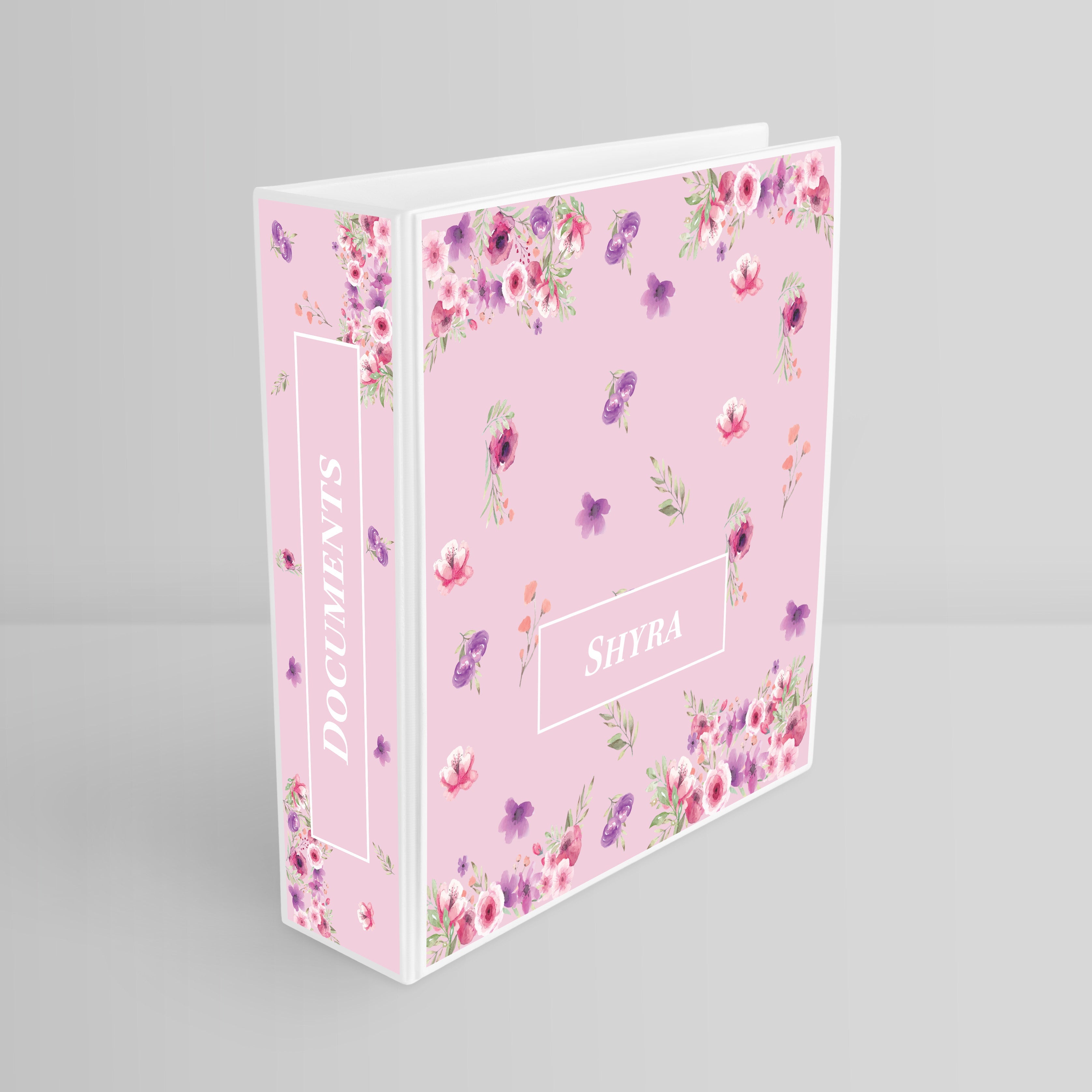 Floral Fiesta Binder File (kids)