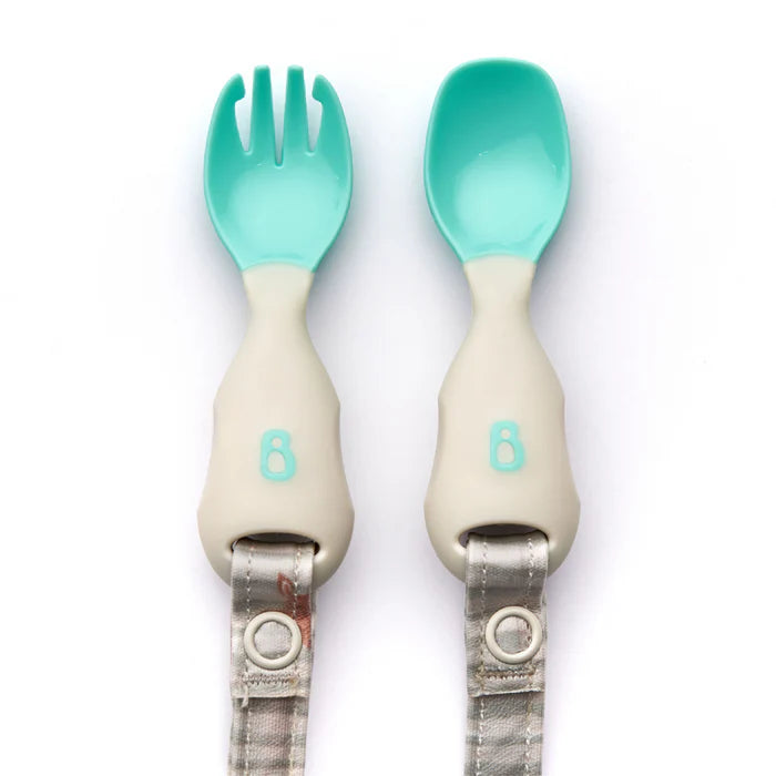 Bibado Handi Cutlery - Attachable Weaning Cutlery Set