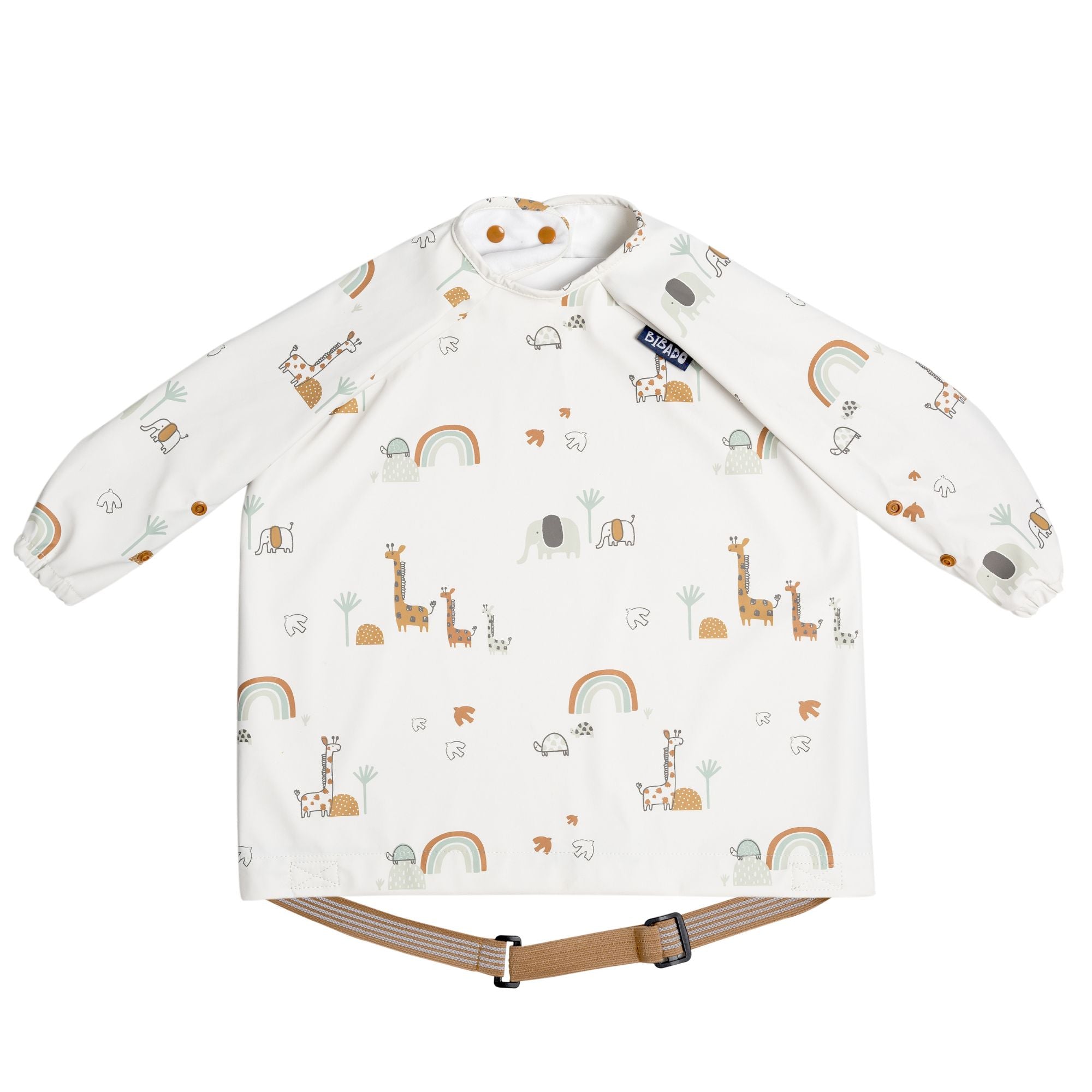 BiBaDo Stain & Water Proof Long Sleeve Coverall Shirt Weaning Bib - For Infants