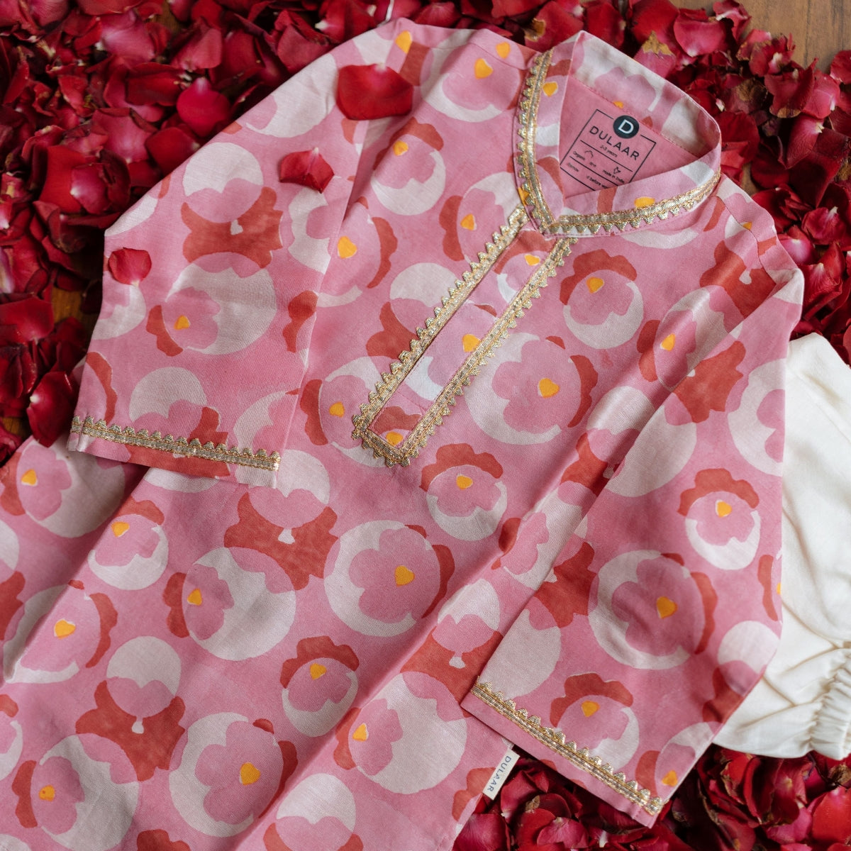 Chanderi Kurta Pyjama Set