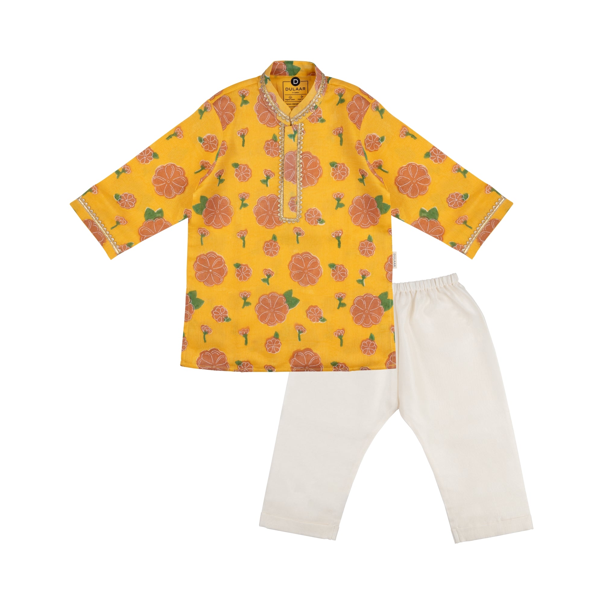 Chanderi Kurta Pyjama Set