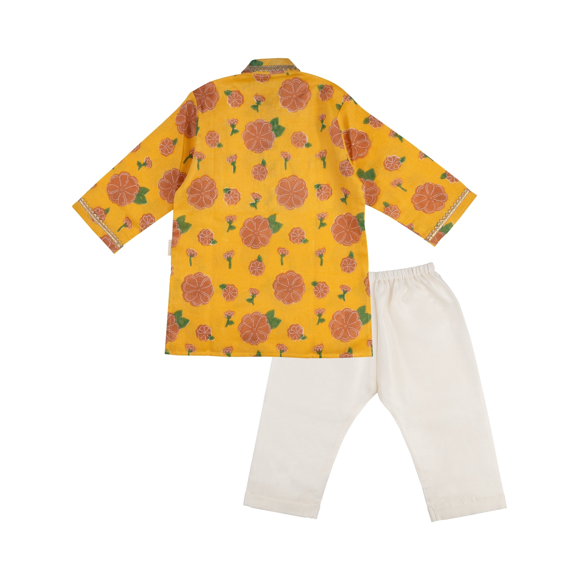 Chanderi Kurta Pyjama Set