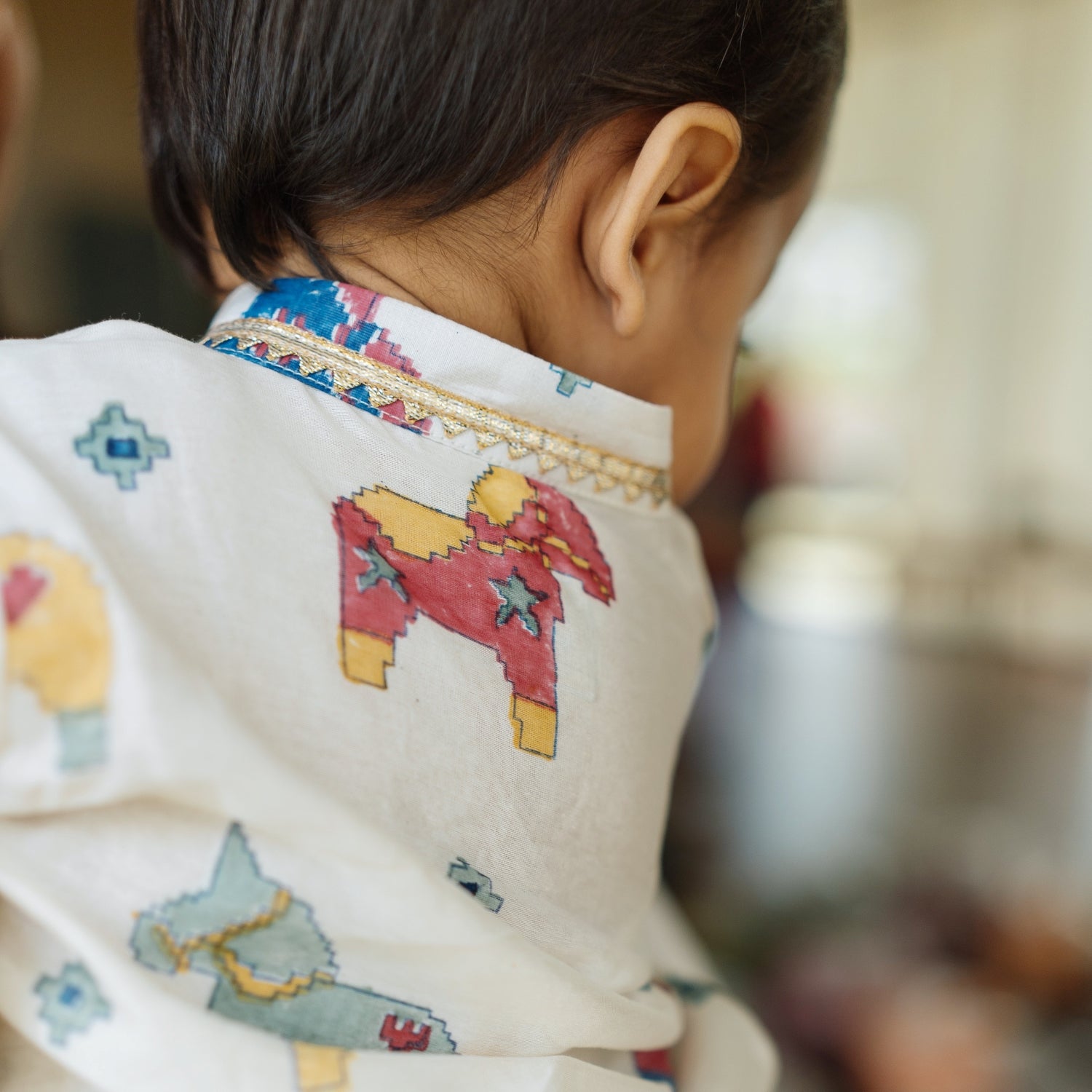 Chanderi Kurta Pyjama Set