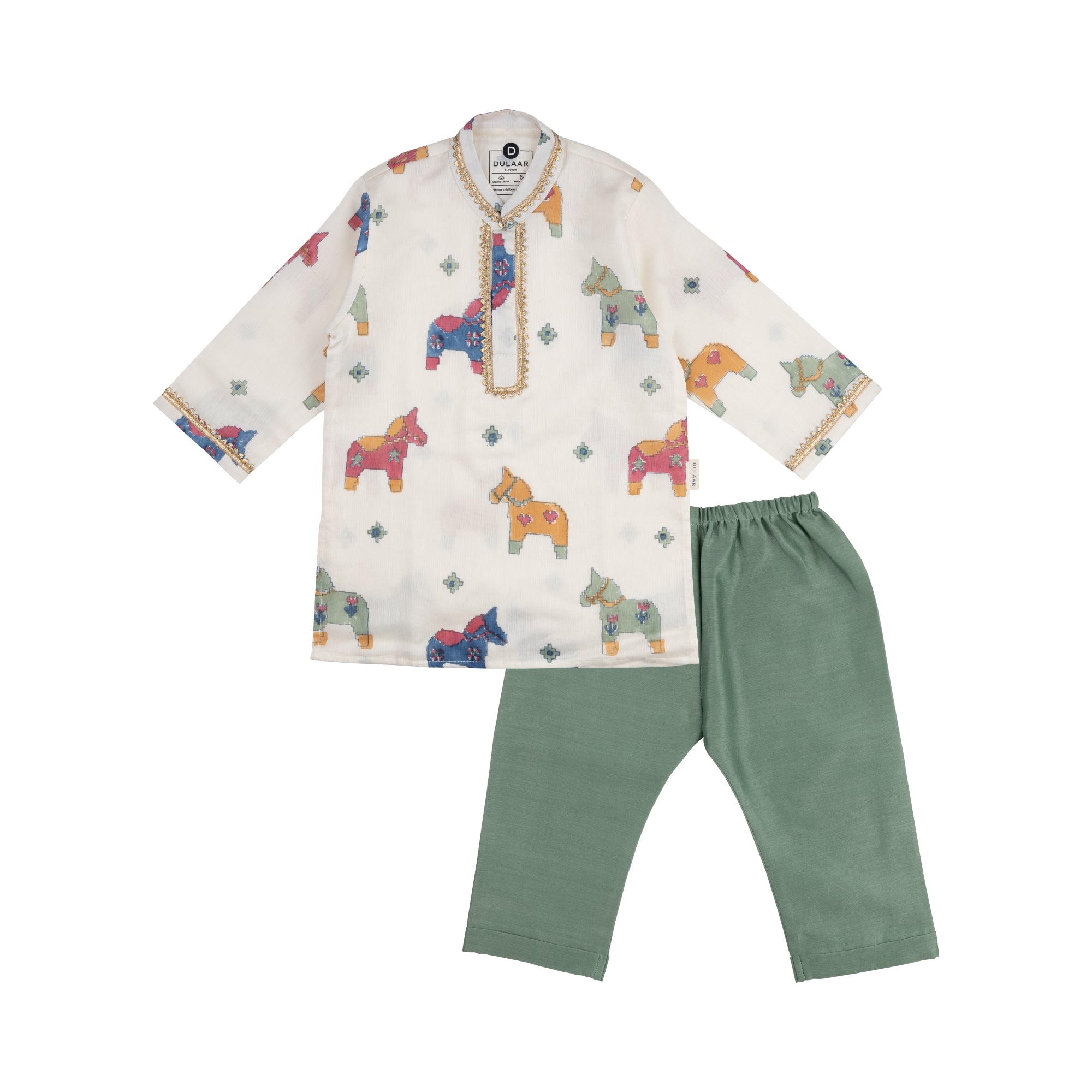 Chanderi Kurta Pyjama Set