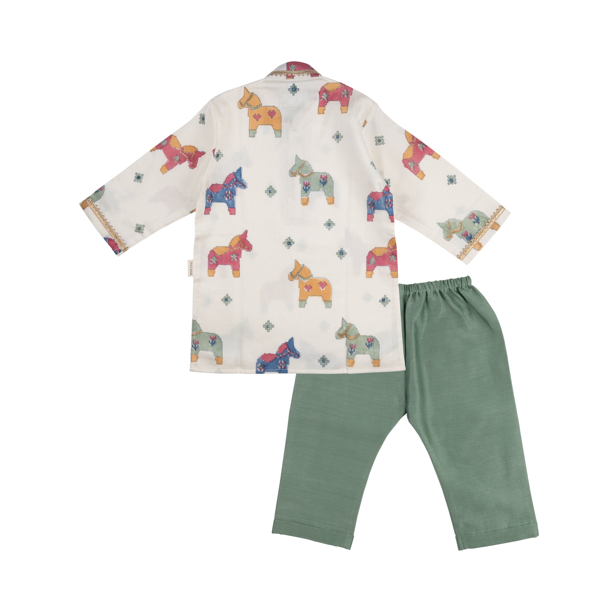 Chanderi Kurta Pyjama Set