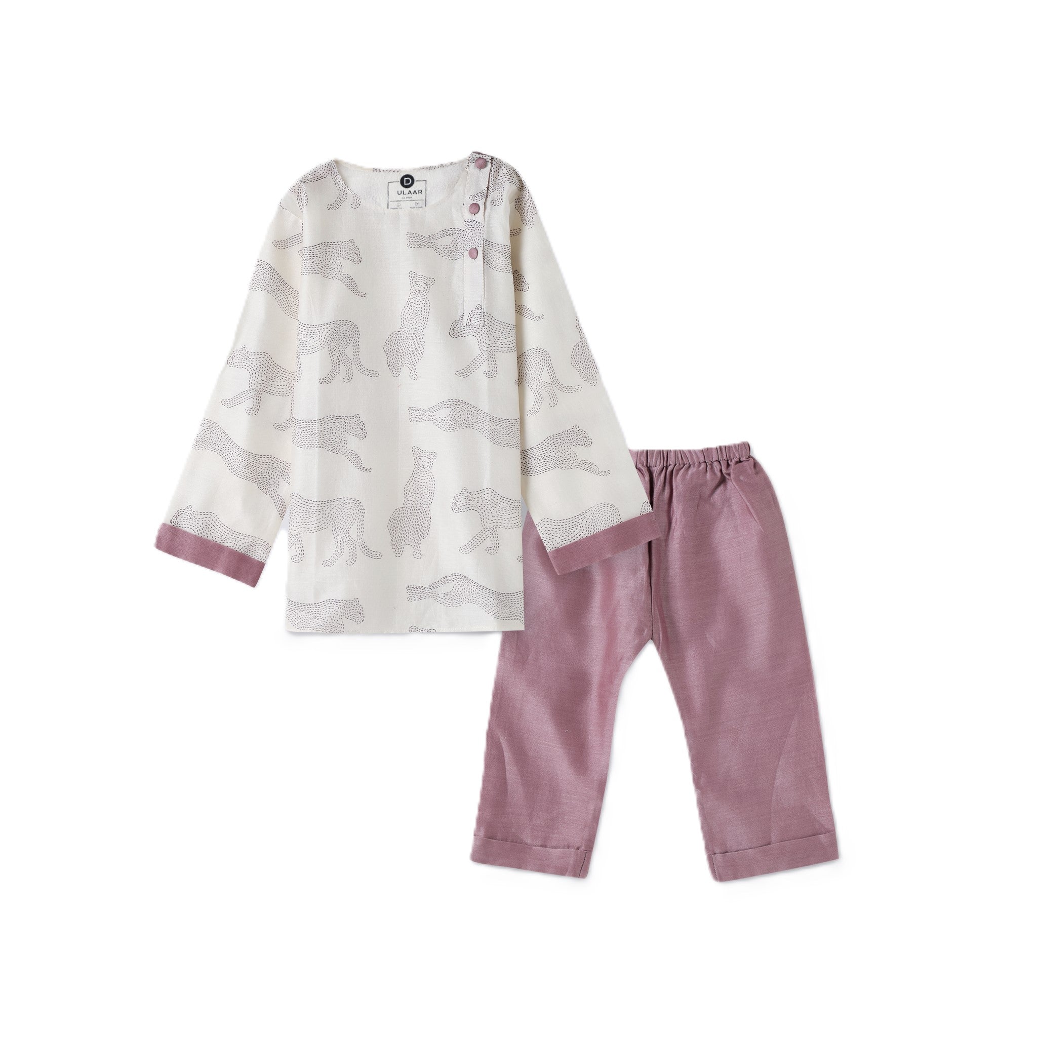 Chanderi Kurta Pyjama Set