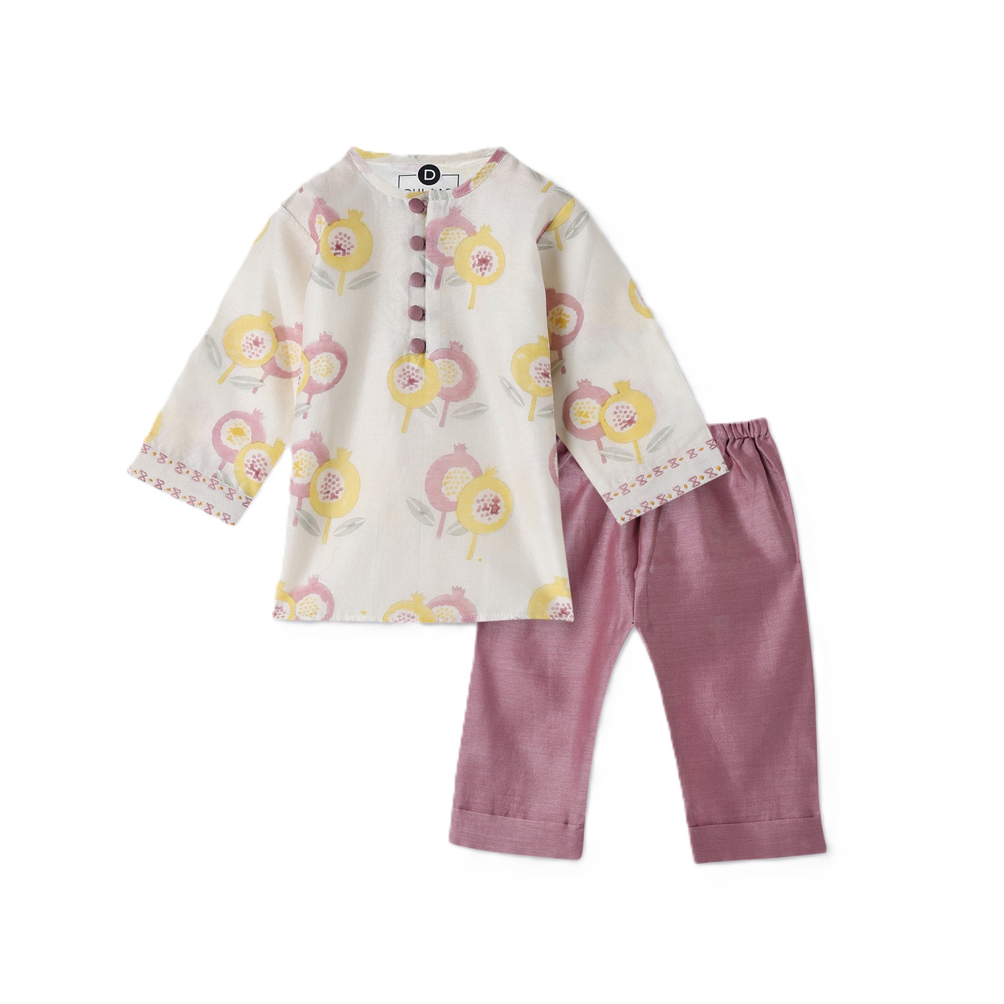 Chanderi Kurta Pyjama Set