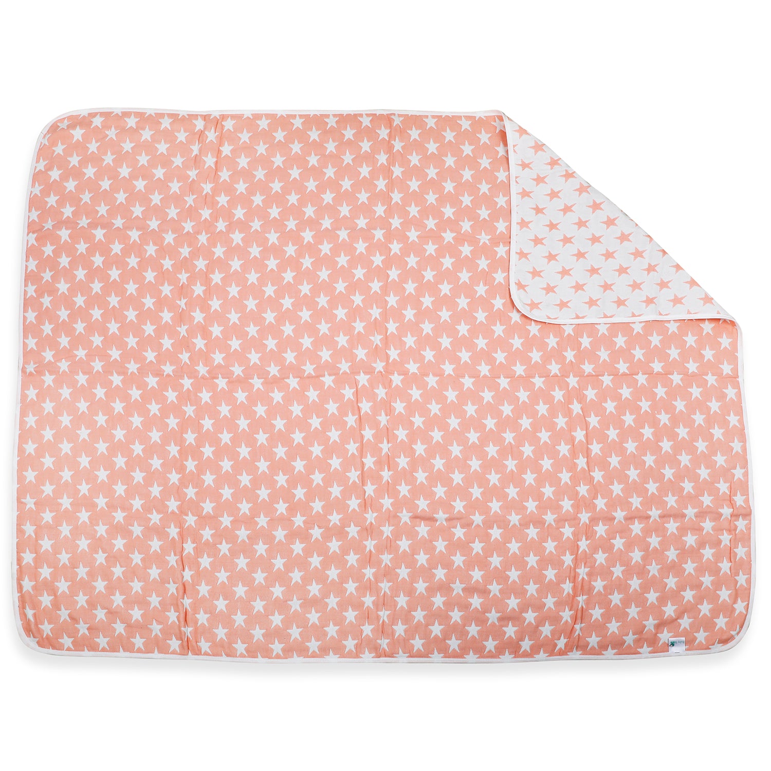 Your Star Is Born Peach Muslin Blanket