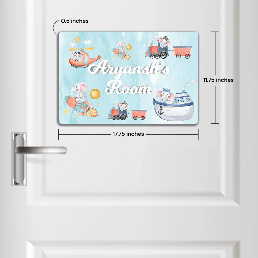 Captain Ellie Name Plate (Standard) (kids)