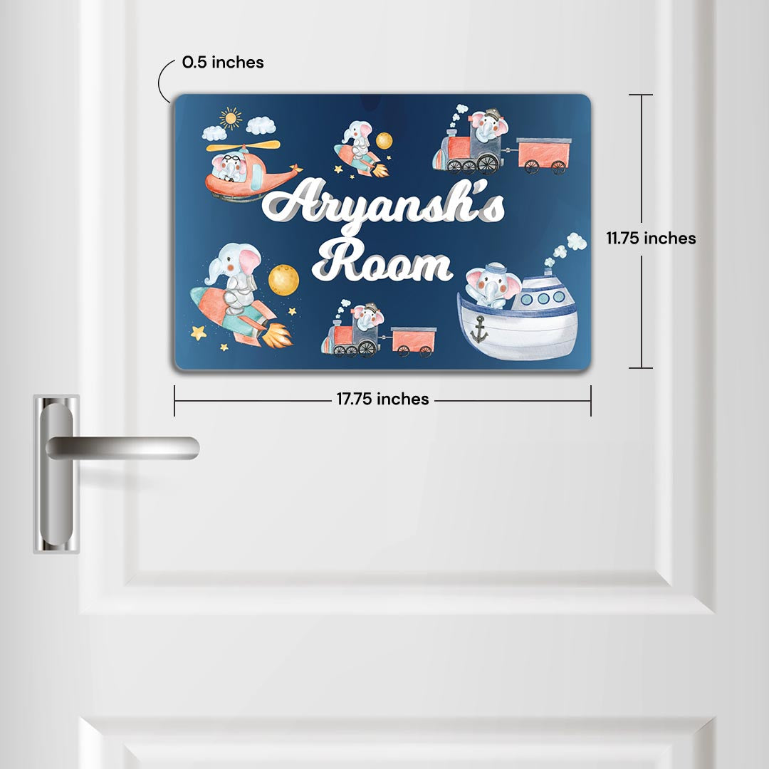 Captain Ellie Name Plate (Standard) (kids)