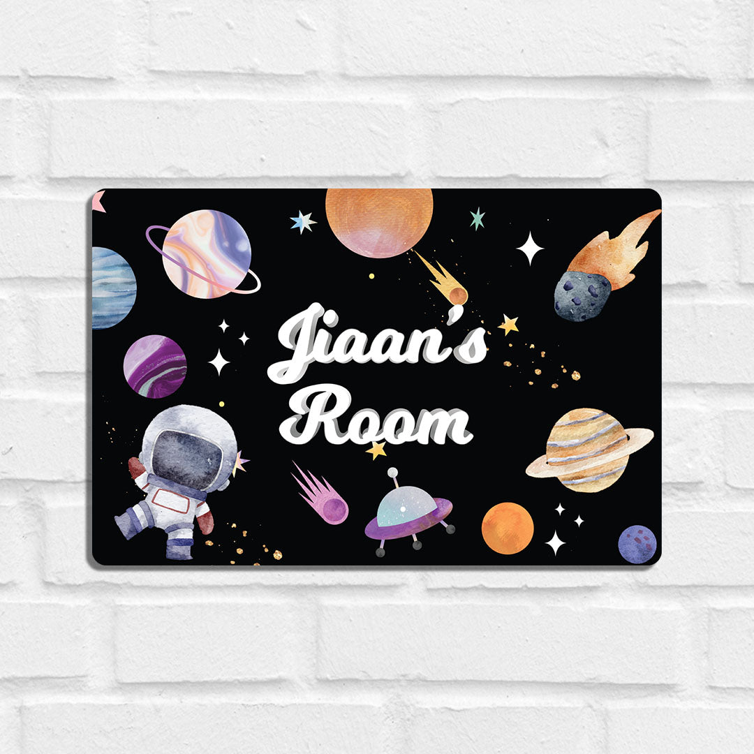 Lil Astronaut Name Plate (Standard) (kids)