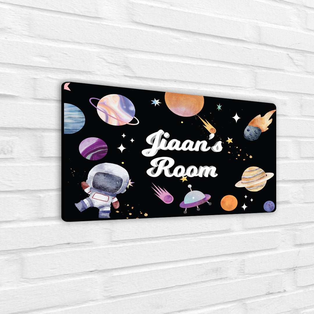 Lil Astronaut Name Plate (Standard) (kids)