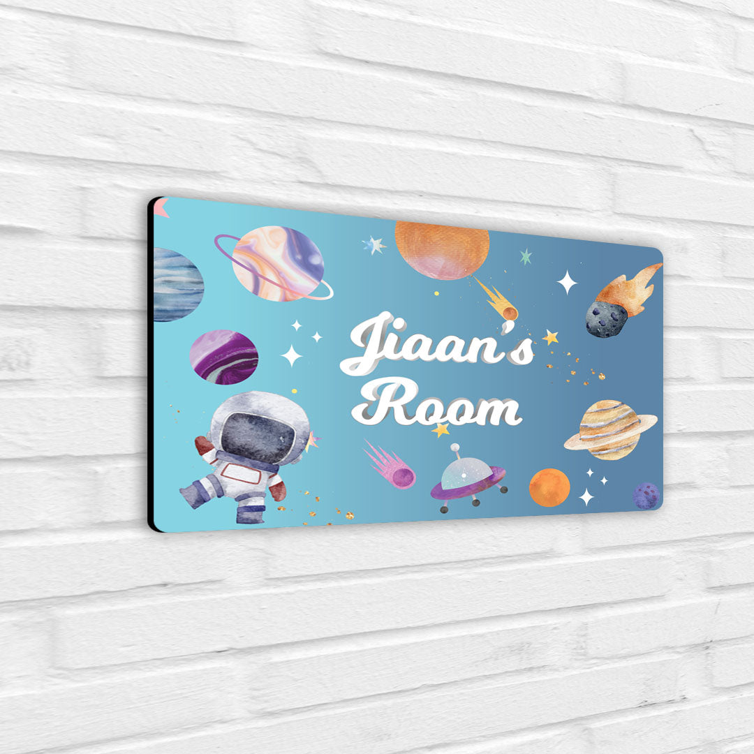 Lil Astronaut Name Plate (Standard) (kids)