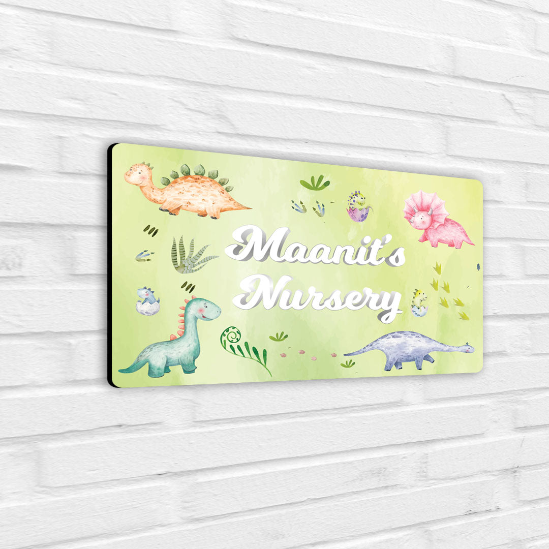 Dinoland Name Plate (Standard) (kids)