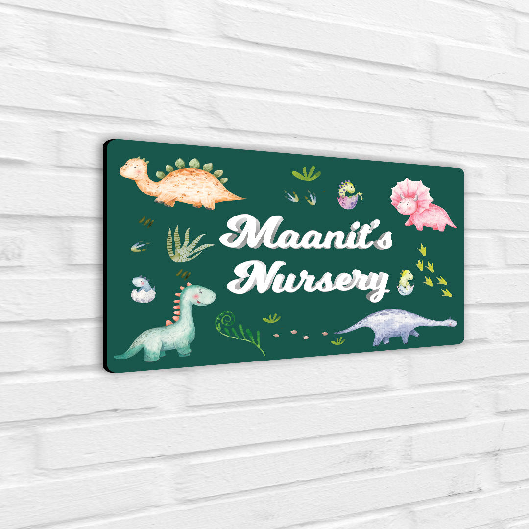 Dinoland Name Plate (Standard) (kids)