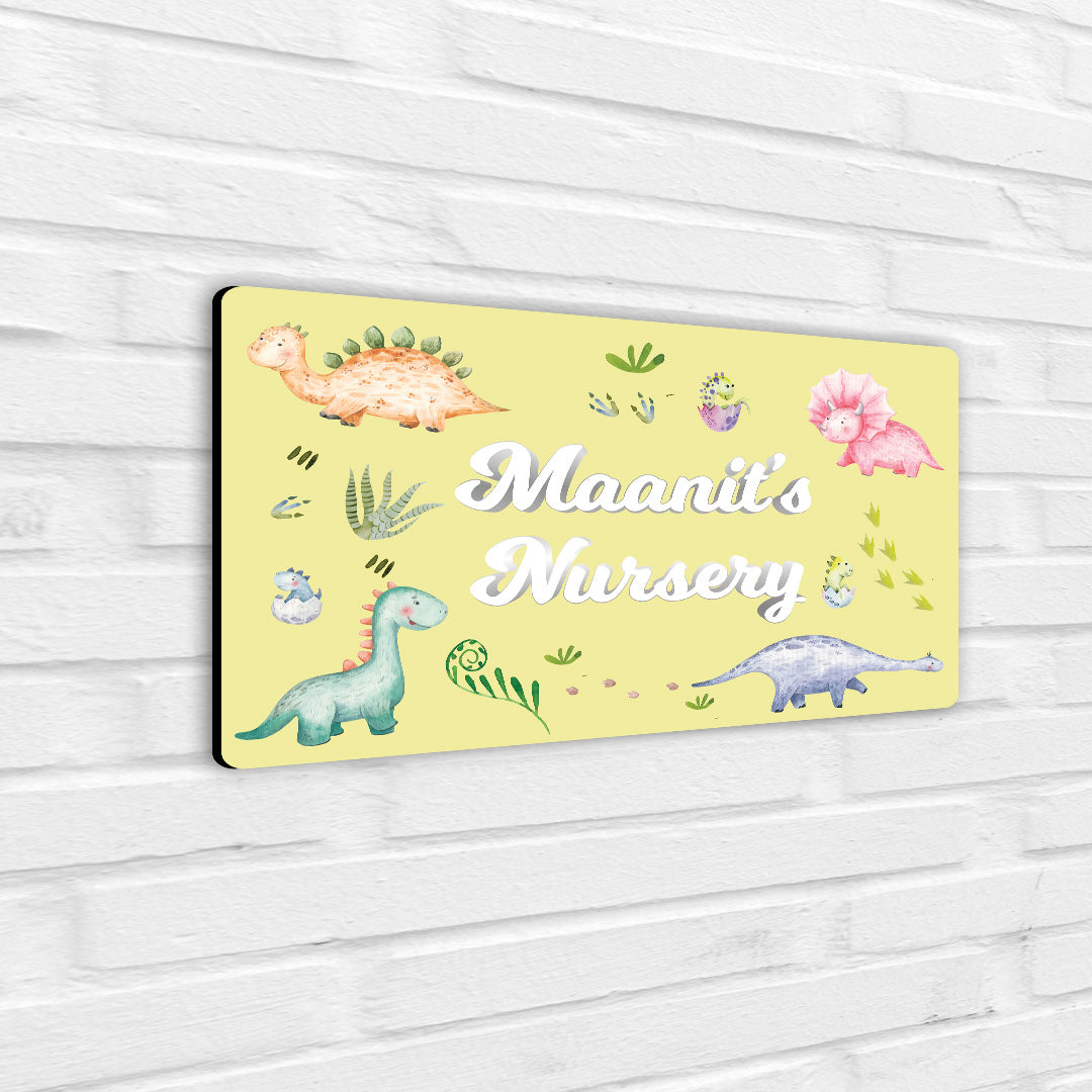 Dinoland Name Plate (Standard) (kids)