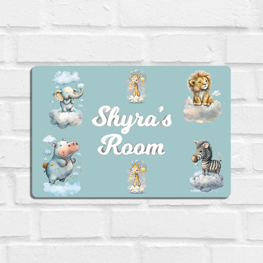 Lofty Animals Name Plate (Standard) (kids)