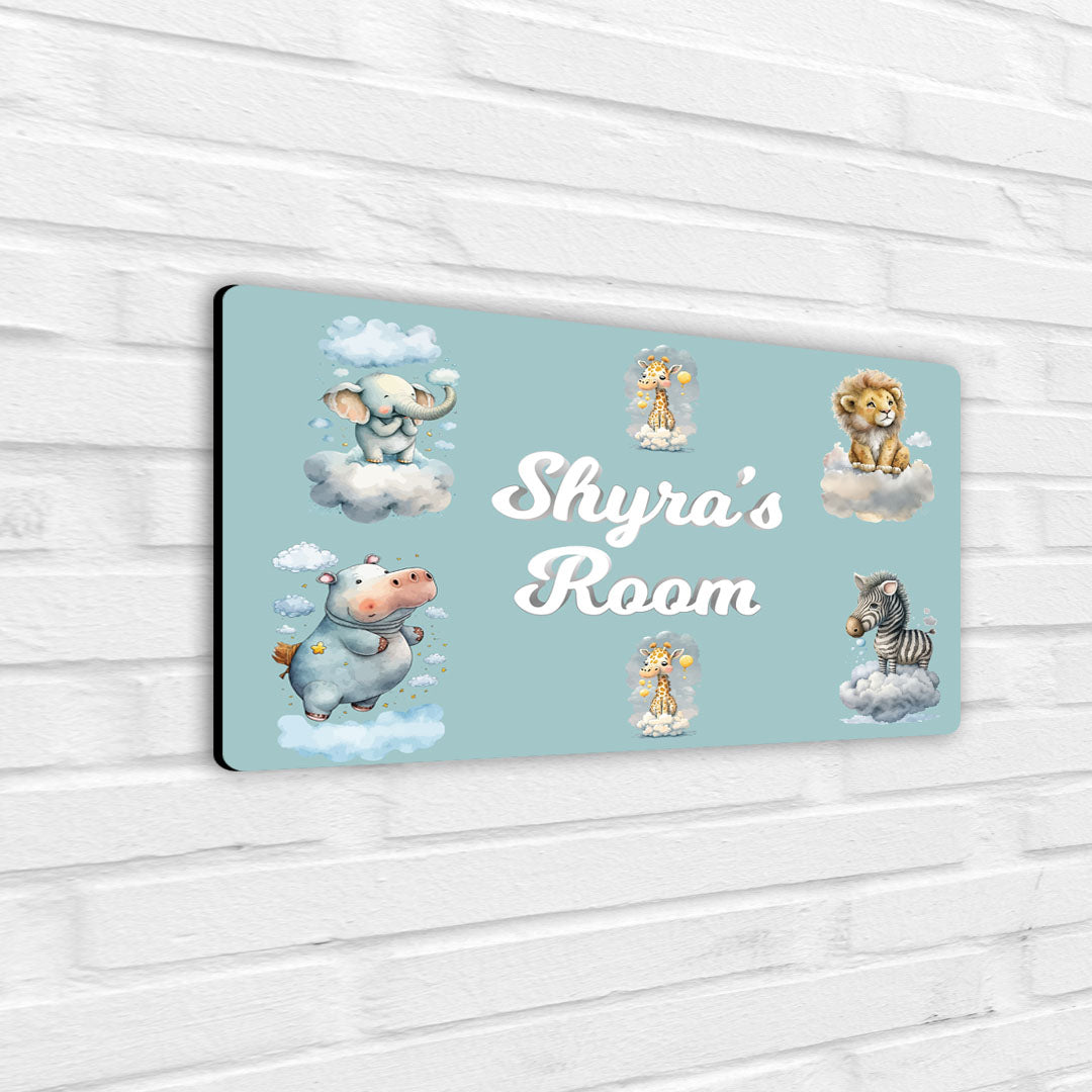 Lofty Animals Name Plate (Standard) (kids)