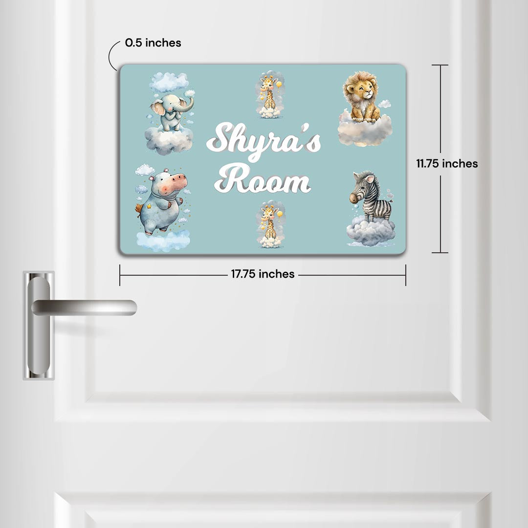 Lofty Animals Name Plate (Standard) (kids)