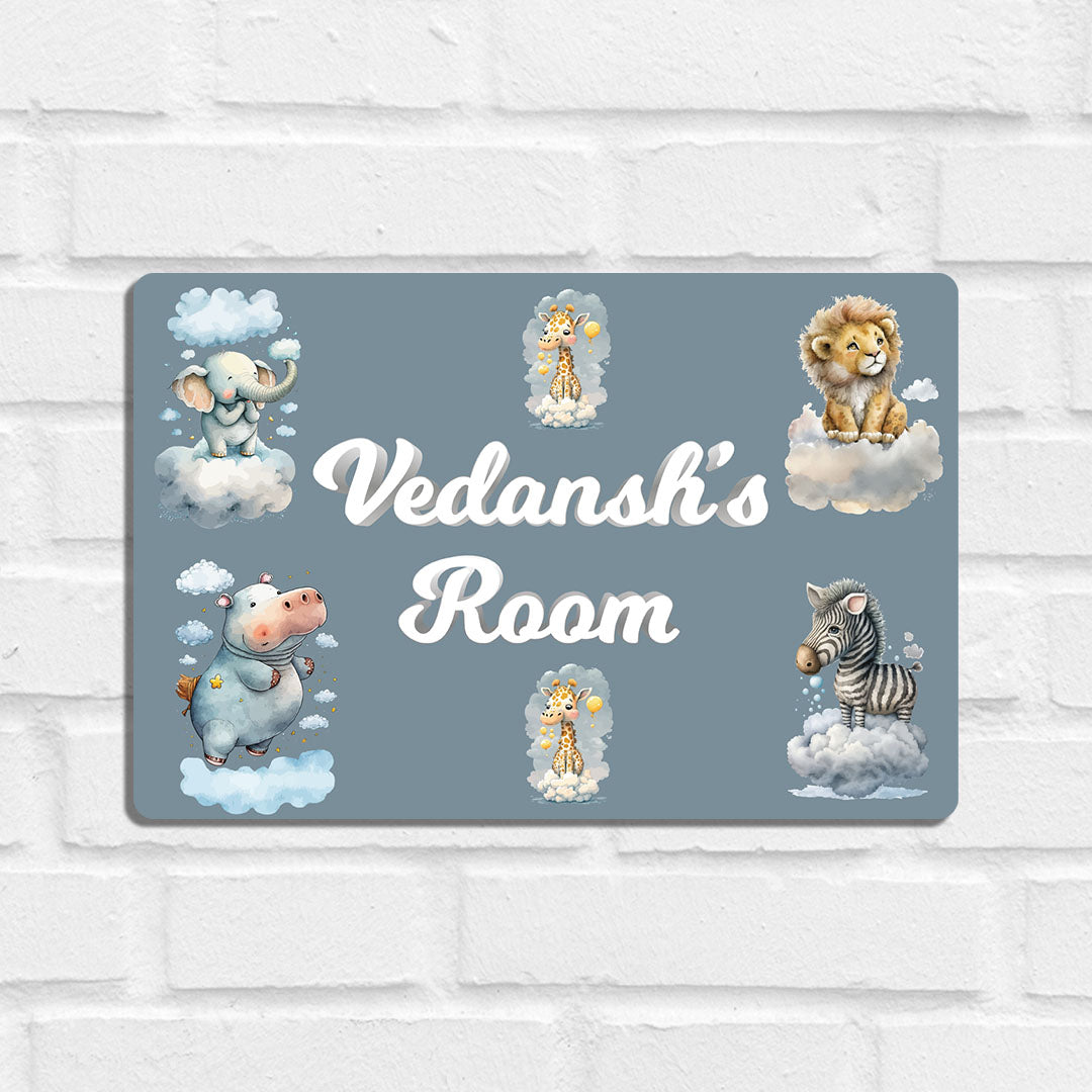 Lofty Animals Name Plate (Standard) (kids)