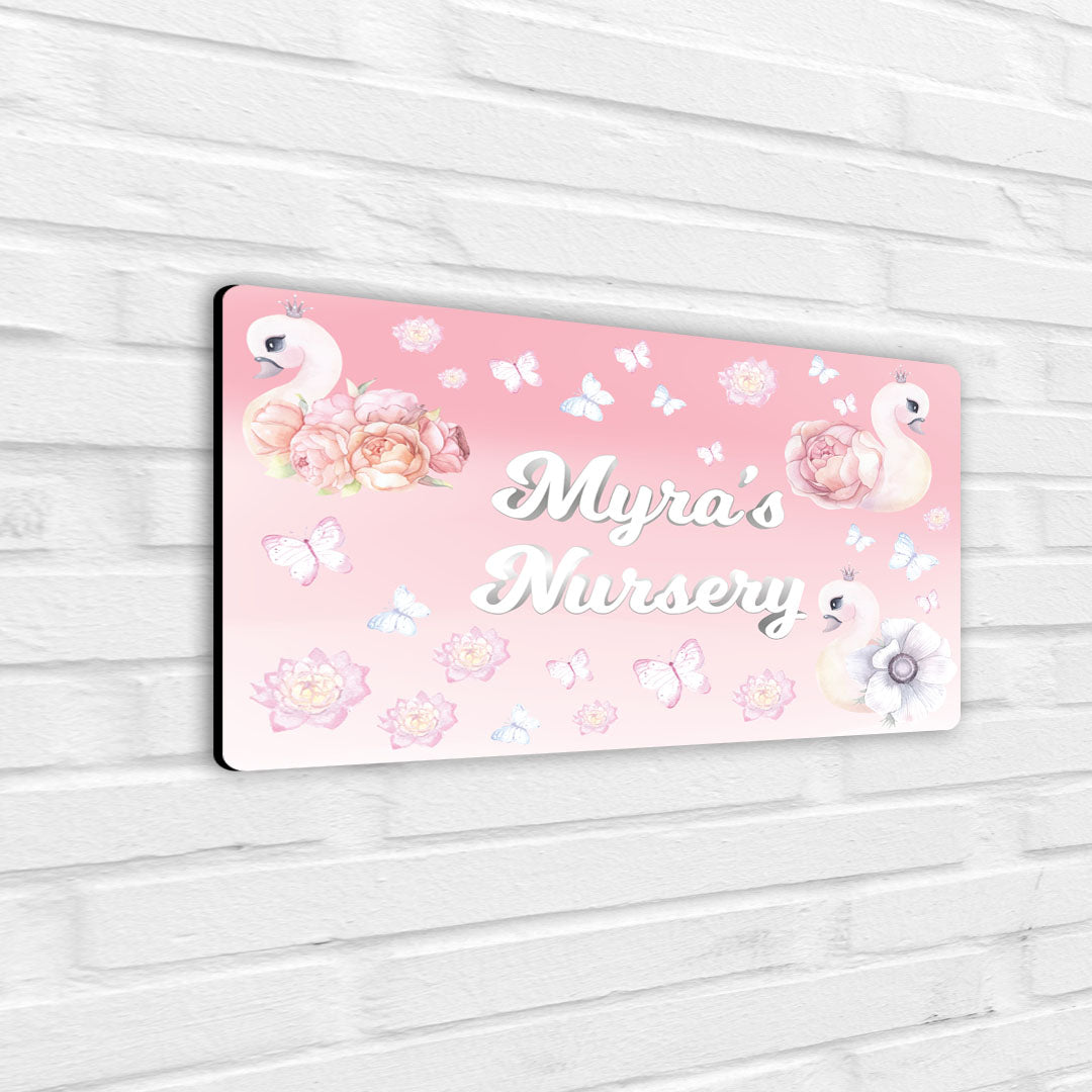 Swan Lake Garden Name Plate (Standard) (kids)