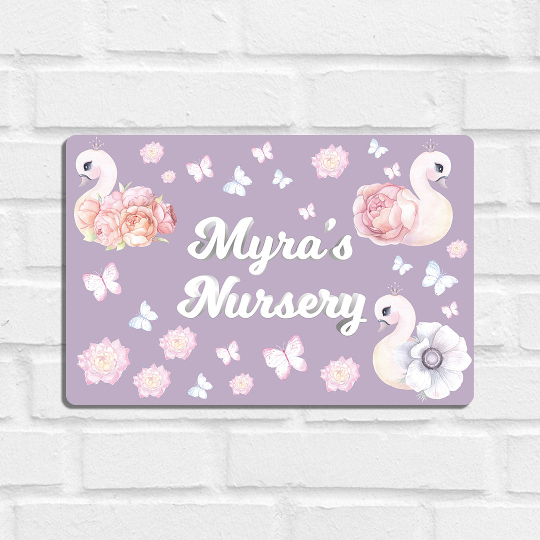 Swan Lake Garden Name Plate (Standard) (kids)