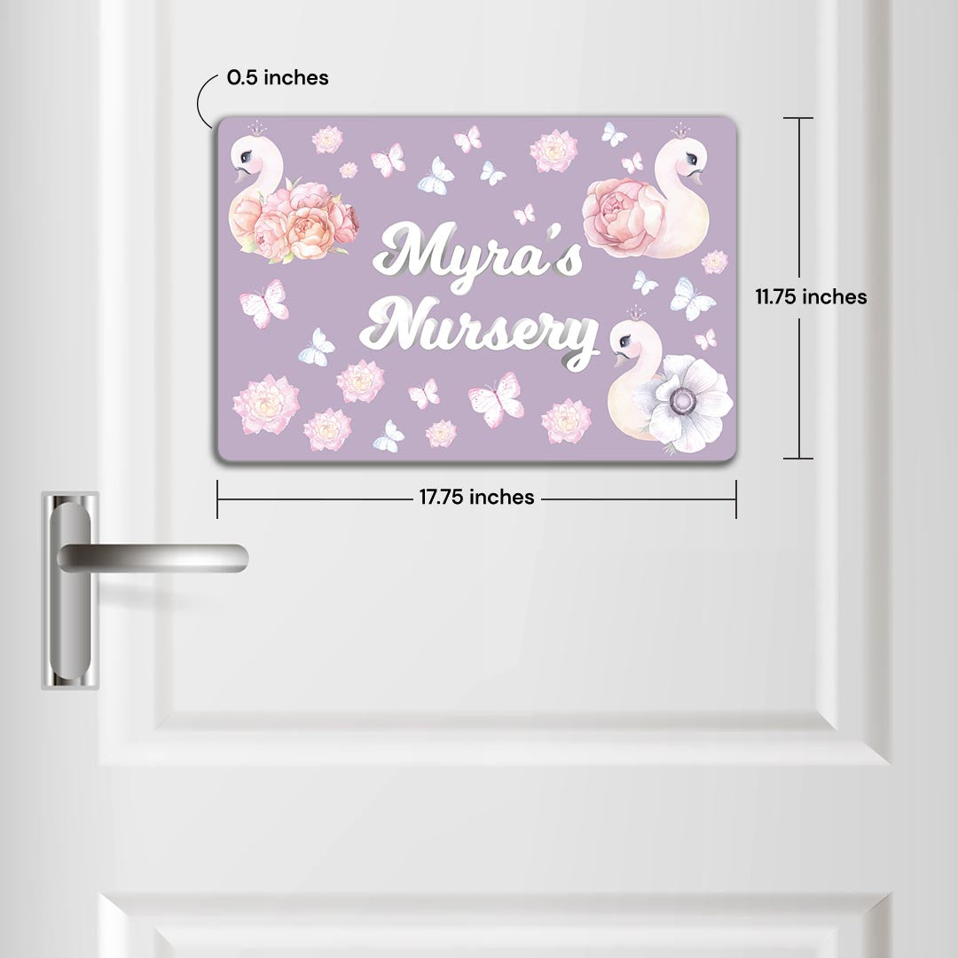 Swan Lake Garden Name Plate (Standard) (kids)